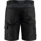 Blaklader Industrie short met stretch 1446-1832 - Zwart/Donkergrijs