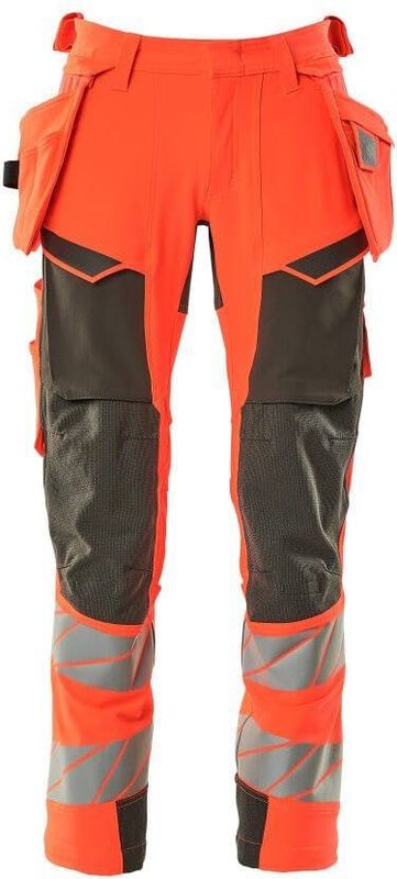 Mascot Accelerate Safe Broek met spijkerzakken 19031-711 - hi-vis geel/donkermarine