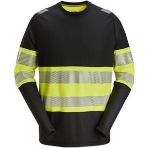 Snickers High-Vis Klasse 1 T-shirt met Lange Mouwen