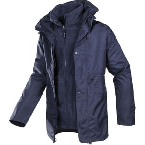 Sioen 3 in 1 Winter Parka met Uitneembare Fleece Jas Crossfield