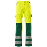 Mascot Safe Compete Broek met kniezakken 07179-470 - hi-vis geel/antraciet
