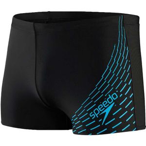Speedo - Eco Aquashort - Medley Logo - Zwart - Blauw, Maat:S
