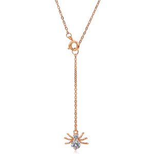 Cilla Jewels ketting Spider rosegoud Verguld