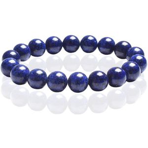 Memphis Natuursteen Armband 10mm - Lapis Lazuli