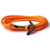 Anker armband Neon Oranje polyester koord