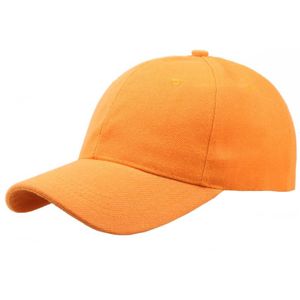LGT JWLS Effen Baseball Cap van 100% Katoen - Oranje