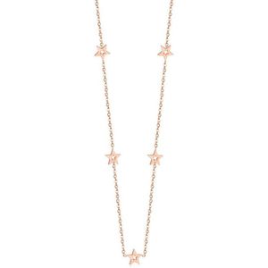 Cilla Jewels dames ketting Edelstaal Verguld Rose Ster