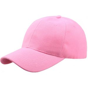 LGT JWLS Effen Baseball Cap van 100% Katoen - Licht Roze