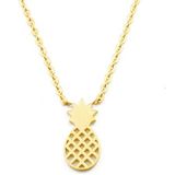 Cilla Jewels dames ketting Pineapple geelgoud Verguld