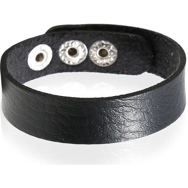 Teken een foto Contract nadering Leren armband met drukknopen - Armbanden online | Mooie merken | beslist.nl