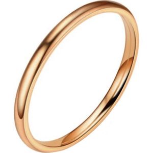 LGT Jewels smalle stalen ring Rose 2mm-19mm