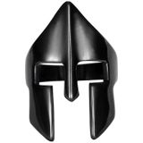 Herenring edelstaal Spartan Mask Black-19mm