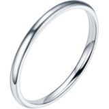 LGT Jewels smalle stalen ring Zilverkleurig 2mm-22mm