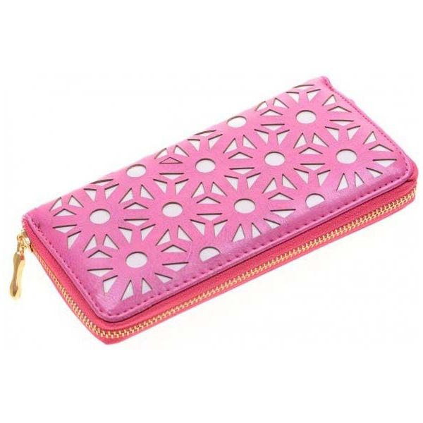 Dames Accessoires voor voor Portemonnees en kaarthouders voor Versace Leer Portemonnee in het Roze 