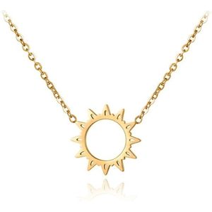 Cilla Jewels ketting Sun Flower Verguld Edelstaal