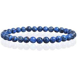 6mm Memphis Natuursteen Armband - Sodalite