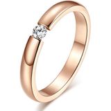 Cilla Jewels edelstaal ring Crystal Rose-19mm