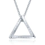 Mendes Nordic Heren Ketting - Rune Triangle Silver