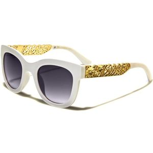 VG Eyewear dames zonnebril Flower White Gold vg29002