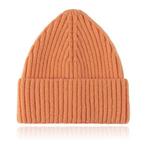 Korte - Beanie Muts - Oranje - Acryl