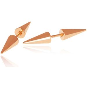 Titanium Stud oorbellen Spikes Rose