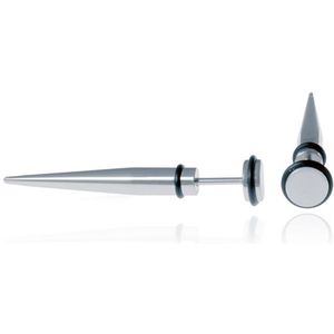 Titanium Stud oorbellen Spike Zilver