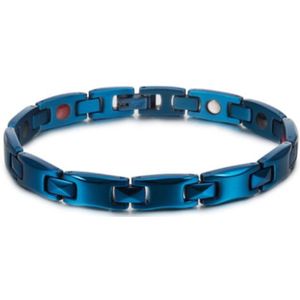 Energie armband Magnetisch Edelstaal Mendes Blauw