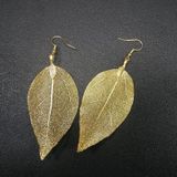Dames Oorbellen Blad - Oorhangers Leaf Gold - Verkrijgbaar in 4 kleuren - Goudkleurige Sieraden
