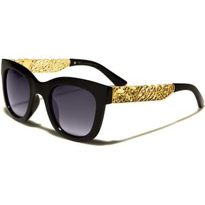 VG Eyewear dames zonnebril Flower Black Gold vg29002