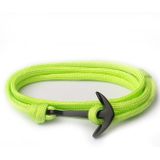 Anker armband Neon Groen polyester koord