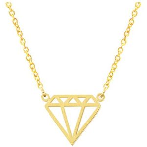 Cilla Jewels dames ketting Diamond geelgoud Verguld