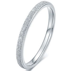 Dames ring LGT Jewels Stardust Edelstaal Zilverkleurig-17mm
