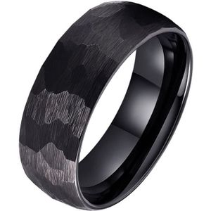 Tom Jaxon wolfraam Ring Facet Mat Zwart-21mm