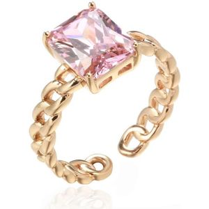 Cilla Jewels - Damesring - Roze - Koper - 585 Rose Gouden Plating