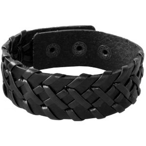 LGT JWLS Verstelbare Leren Armband in Zwart