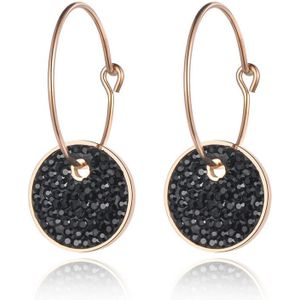 Cilla Jewels Damesoorbellen Black Crystal Storms