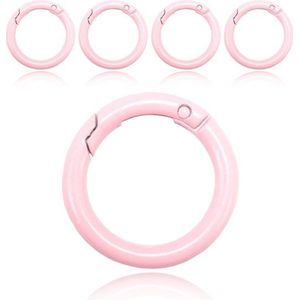 Set van 5 Boho Karabijnhaken - Roze
