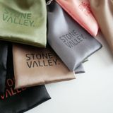 Brillenhoes Satijn Stone Valley - Bruin & Grijs