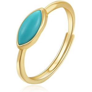 Elenza .925 Zilveren Ring met Turkoois