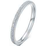 Dames ring LGT Jewels Stardust Edelstaal Zilverkleurig-18mm