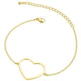 Cilla Jewels Dames Armband Hart Goud