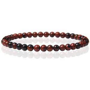 Memphis Natuursteen Armband - 4mm Swan