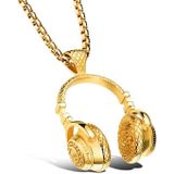 Mendes heren kettinghanger Headphone Gold