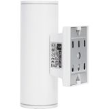 Buitenlamp - Rond - Wit - Dubbele GU10 Lampvoet - Waterdicht IP65