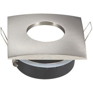 Inbouwframe 84mm  x 84mm | vierkante inbouwspot rvs | boorgat Ø 75 mm