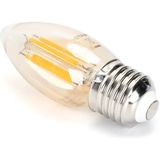 Kaarslamp E27 - LED - Dimbaar - Flame Warmwit - C35 - 4W - 400lm