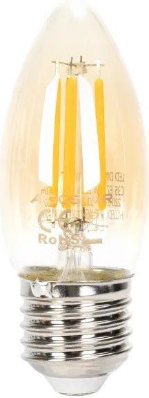 Kaarslamp E27 - LED - Dimbaar - Flame Warmwit - C35 - 4W - 400lm