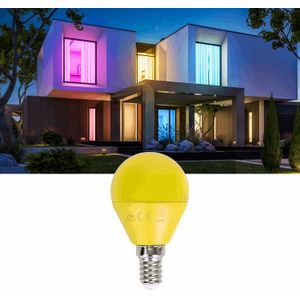 Kogellamp - Geel - E14 - LED - 4W