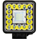 Verstraler LED 42W - 108mm x 108mm x 47mm | Combo (Spot + Flood) - 12V & 24V DC | daglichtwit 6500K | IP67