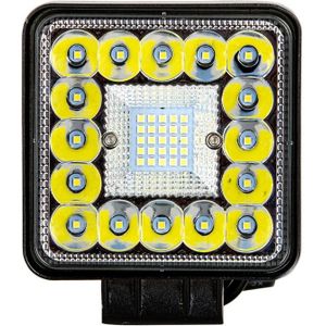Verstraler LED 42W - 108mm x 108mm x 47mm | Combo (Spot + Flood) - 12V & 24V DC | daglichtwit 6500K | IP67